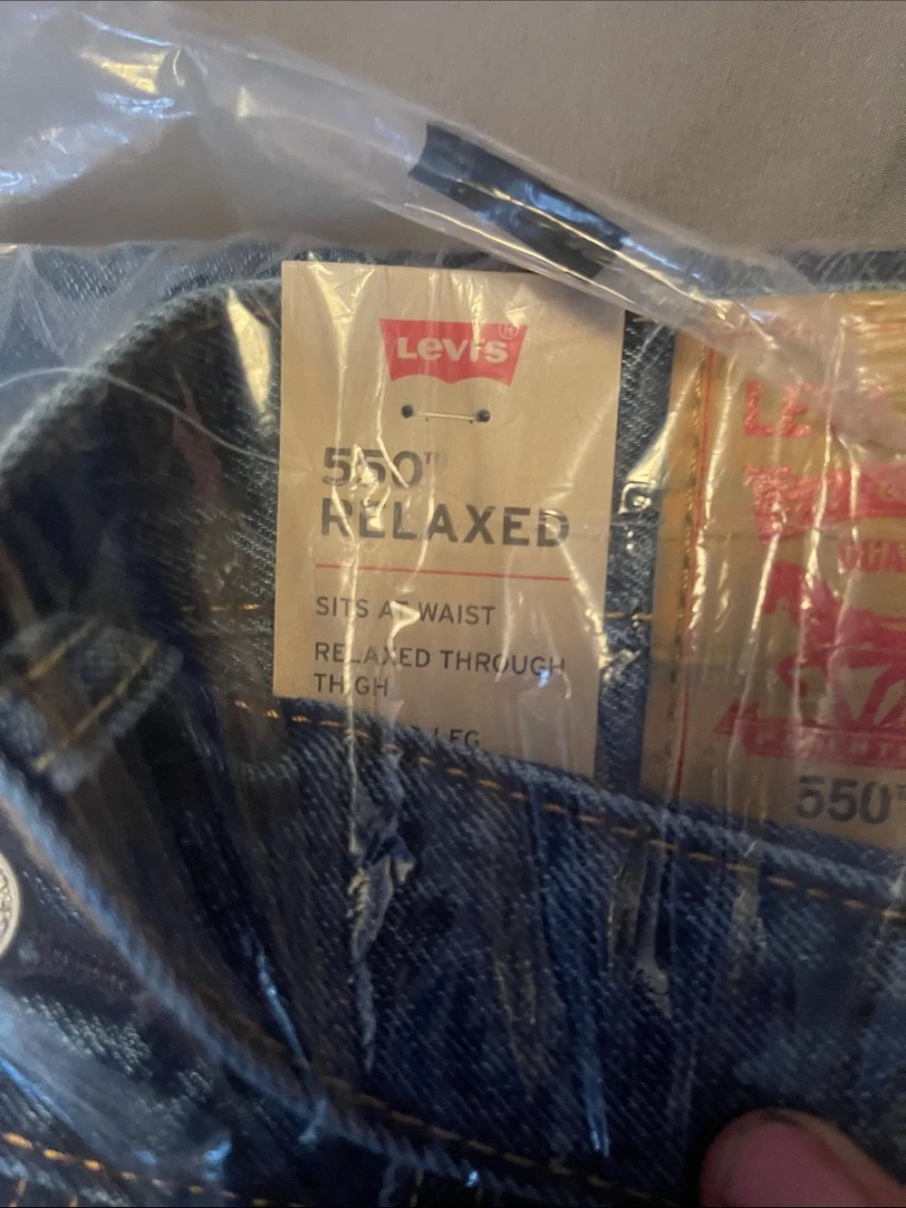 Levi's 550 Relaxed Men's Denim Jeans - Deep Blue